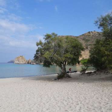 Milos - plage de Plathiena